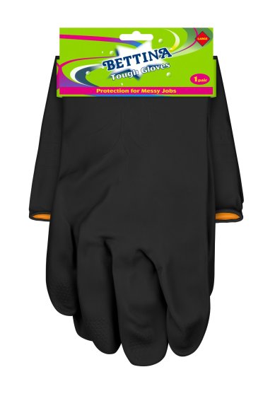 CH1418 SH11624 GLOVES HEAVY DUTY BLACK LARGE