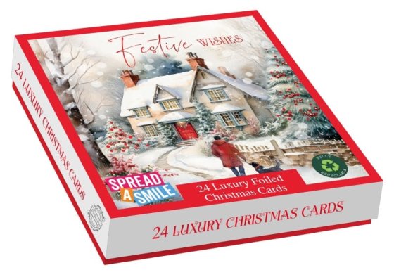 CARDS BOX 24 LUX A WINTER WALK