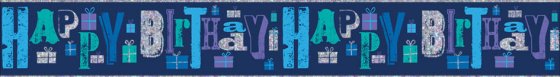 SH13024 BANNER MALE BLUE TEXT