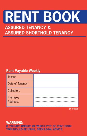 SH02805 RENT BOOK ASSURED TENANCY