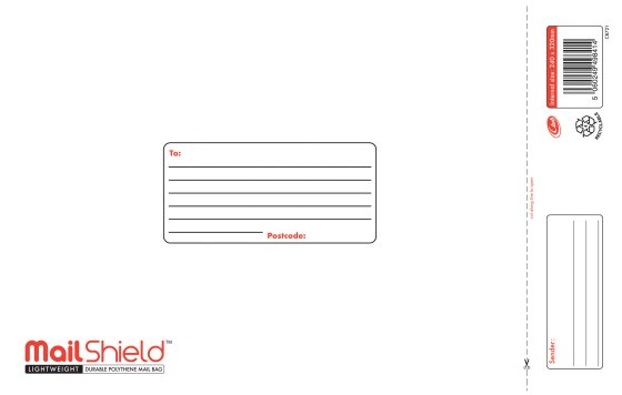 SH00413 MAILSHIELD POLY MAIL BAGS MED