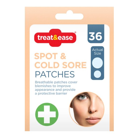 SPOT N COLD SORE PATCHES 36PK ASST