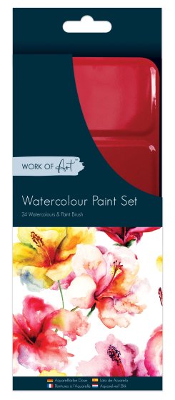 SH08603 PAINTS WATERCOLOUR PALLET 24 C