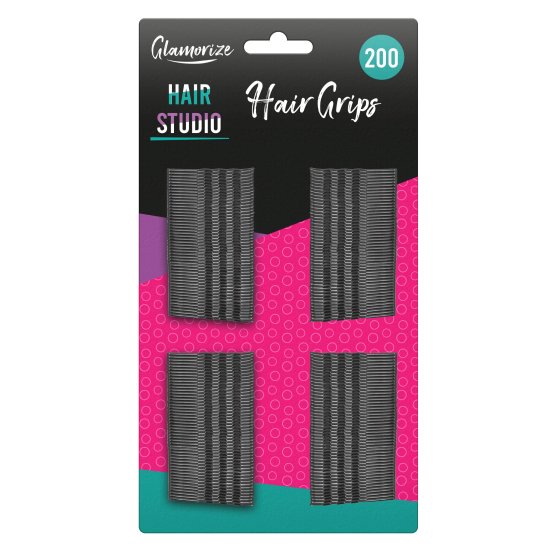 HAIR GRIPS SECURE HOLD 200PK