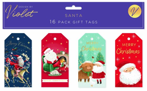 TAGS SANTA 16 PK