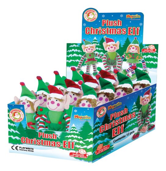 XH4908 PLUSH 28CM HANGING ELF