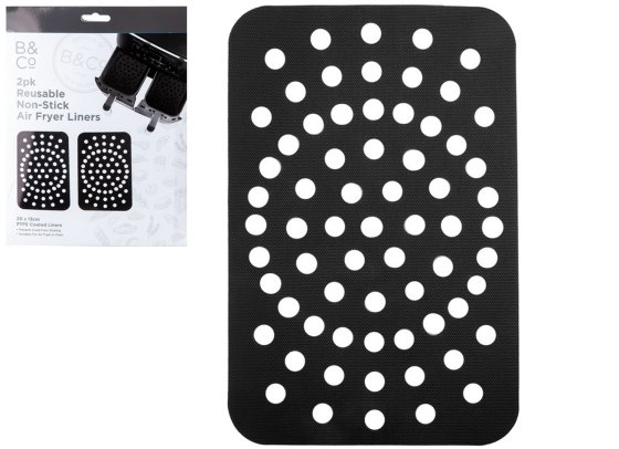 SJ12411 SJ12411 AIR FRYER LINERS REUSABLE NONSTICK 20 X 13CM