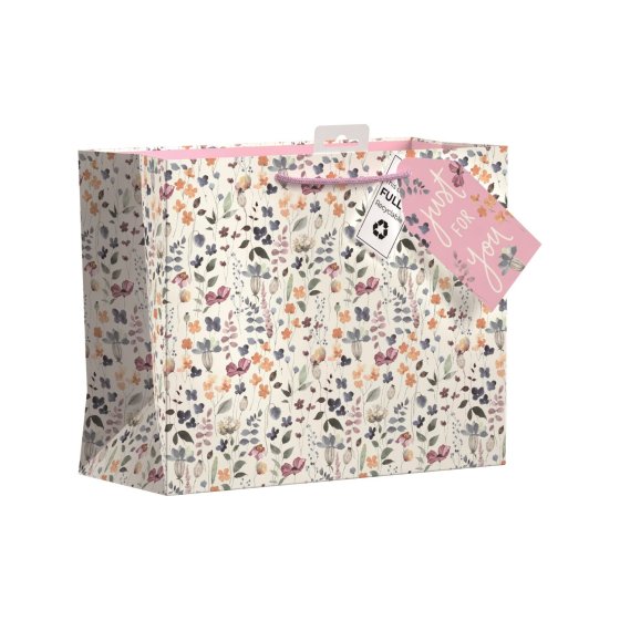 SH14308 GIFT BAG WILD BLOOM LRG