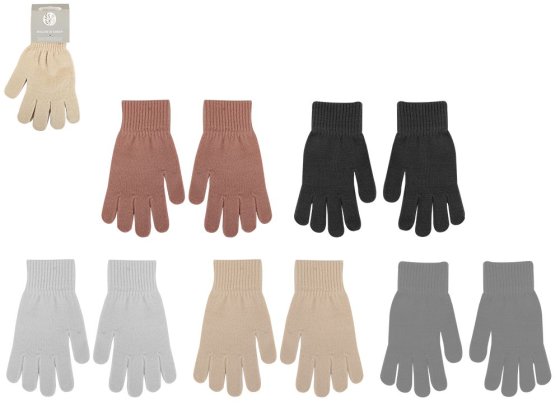 CH1403 GLOVES KNITTED LADIES PLAIN