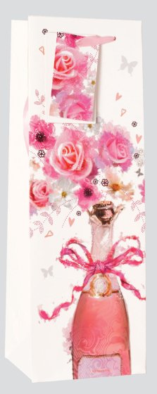 SF12121 BOTTLE BAG PINK BOTTLE