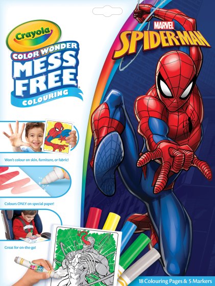 CRAYOLA COLOUR WONDER SPIDEY AND FRIENDS
