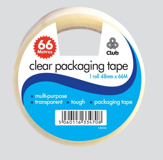 CJ0501 SJ00601 PACKING TAPE CLEAR 48 X 66M