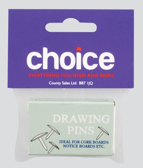 SH10903 CHOICE DRAWING PINS