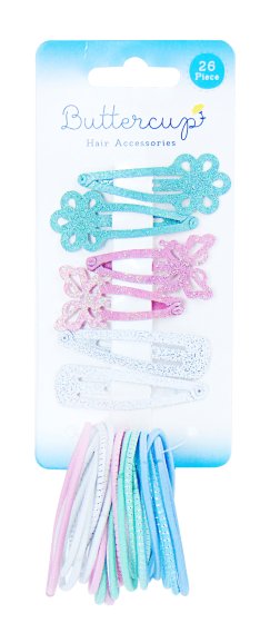 PASTEL SLIDES N BOBBLES SET 26PK
