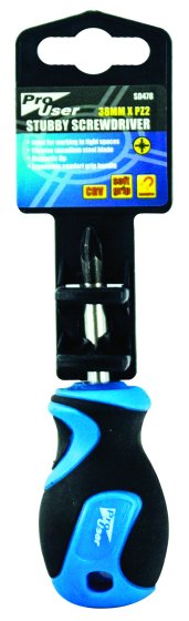SCREWDRIVER PZ2 38MM STUBBY