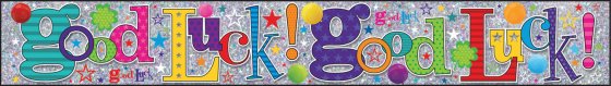 SH13123 BANNER GOOD LUCK