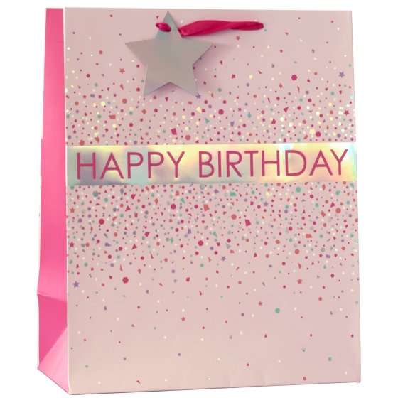 NEW FOR 2024 SG12713 GIFT BAG BIRTHDAY CONFETTI PIN