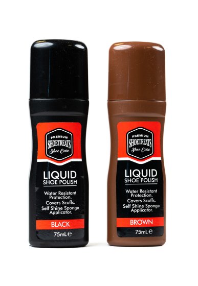 SH11111 SHOE POLISH LIQUID 75ML BLACK