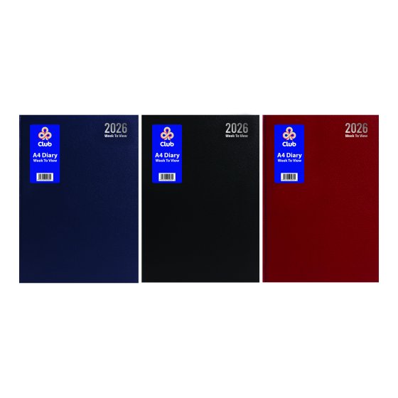 DH0101 DIARY A4 WEEK TO VIEW